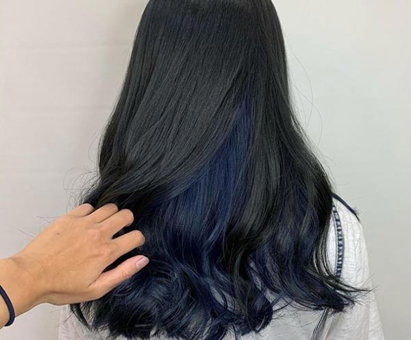 20 Mẫu tóc highlight xanh dương, xanh khói, xanh rêu &quot;hot trend&quot;