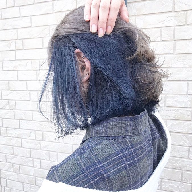 56 Tóc màu xanh đen ý tưởng | tóc đẹp, tóc nhuộm, tóc nhuộm màu