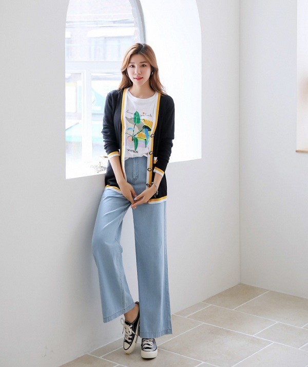 Áo cardigan phối với 4 kiểu quần này là sành điệu nhất » Báo Phụ Nữ Việt Nam