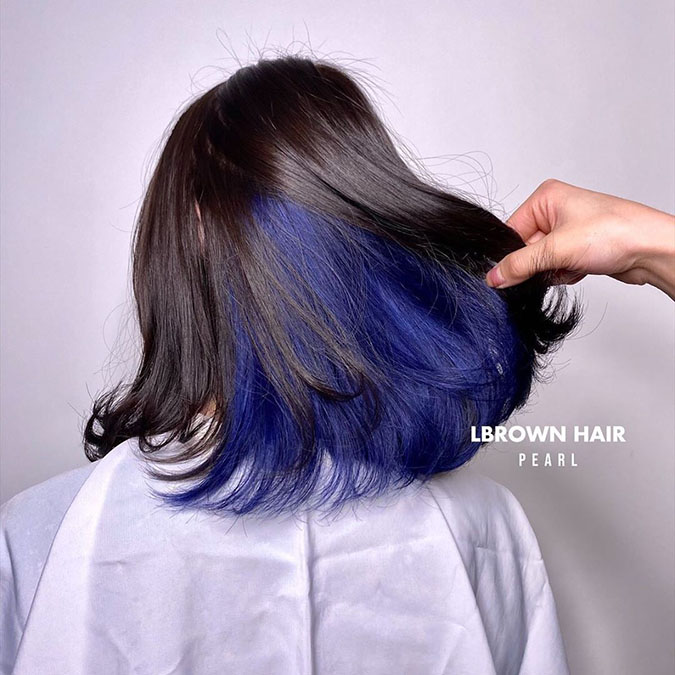 7 trendige blaue Haarfärbestile so schön wie Göttinnen