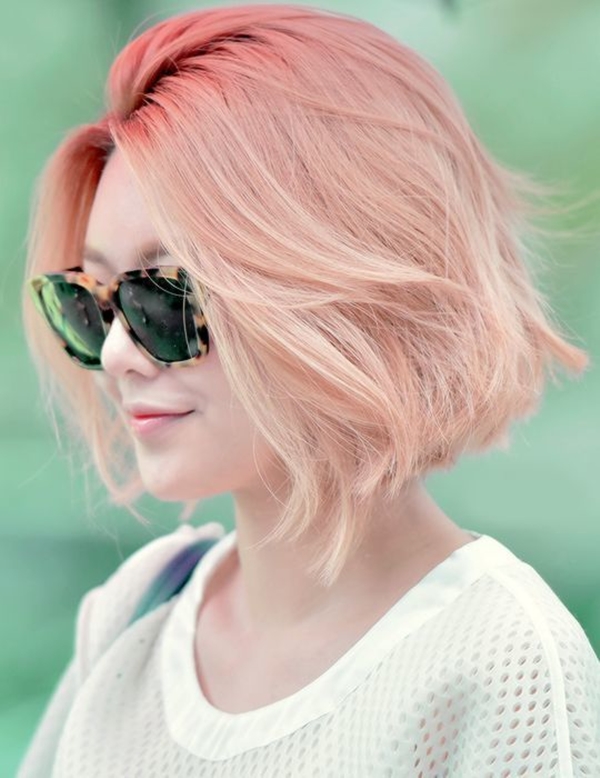 Mỹ nhân Hàn 'lăng xê' màu tóc nhuộm hồng khói - Ngôi sao