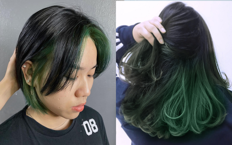 Top 14 kiểu tóc màu xanh rêu đẹp cá tính hot nhất 2021