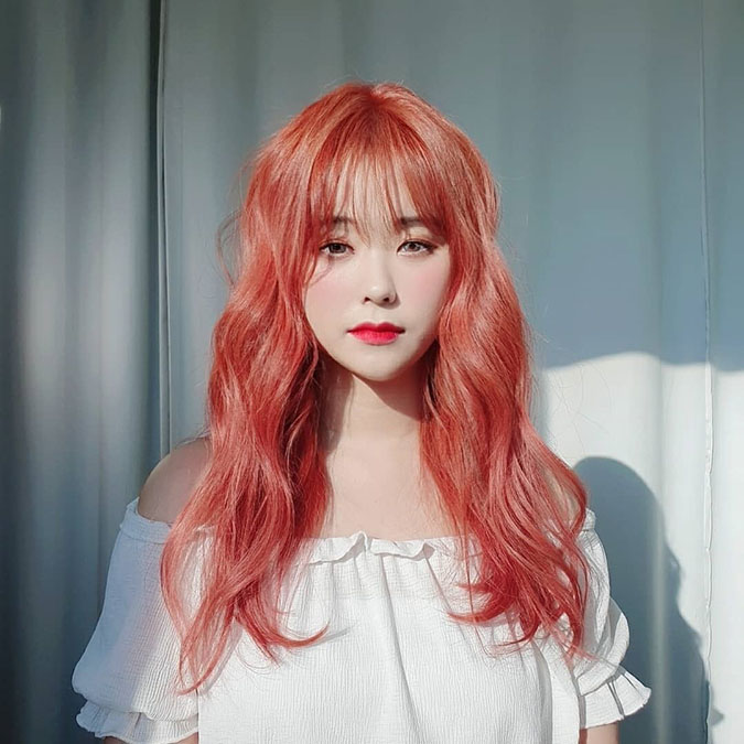 Loạt màu tóc đỏ cam siêu 'nịnh' da dành cho con gái châu Á