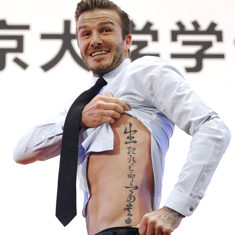 Hình xăm Beckham và ý nghĩa của chúng