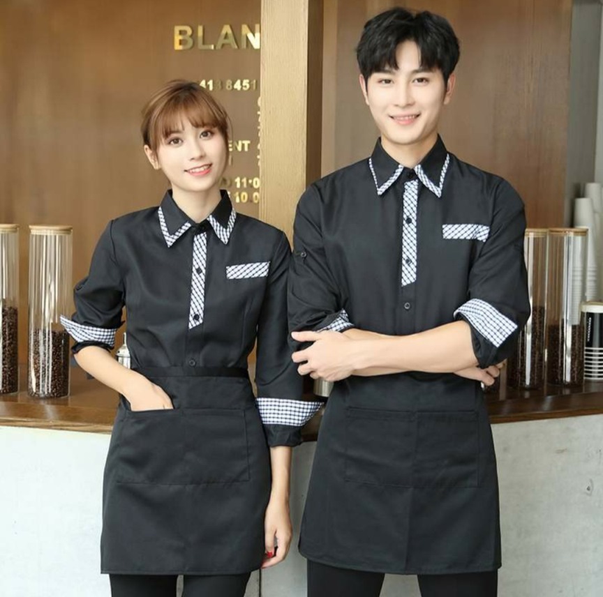 Mẫu Đồng Phục Quán Cafe Hàn Quốc Đẹp Chuyên Nghiệp | VINA® ĐỒNG PHỤC HOA KỲ