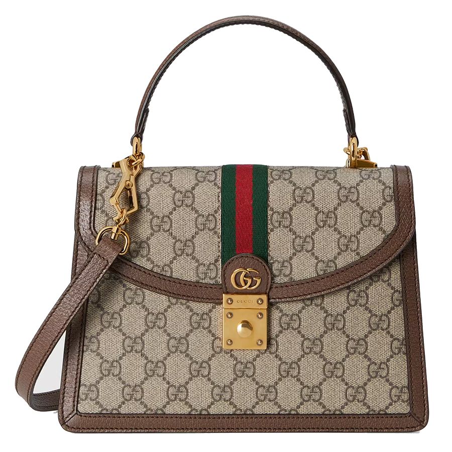 Mua Túi Xách Gucci Ophidia Small Top Handle Bag With Web Màu Nâu Be - Gucci - Mua tại Vua Hàng Hiệu h043860